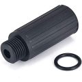 3Pcs Oil Cap Plug Air Compressor Parts for E100087 Black Thread M15 1.50mm Air Compressor Oil.