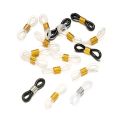 50pcs Adjustable Anti-Slip Eyeglass Chain Ends Retainer Rubber Glasses Ring Strap Spectacle End Connectors Eyewear Accessories.