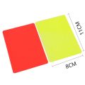 HERWK Red Card PVC Football Referee Warning Card PVC Yellow Card Football Referee Cards Sports Accessory Professional Soccer Referee Red Yellow Card Football Referee. 