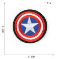 Embroidery calibrated to do Iron Man Marvel Spider-Man cartoon clothing accessories embroidery cloth patch stickers affixed.
