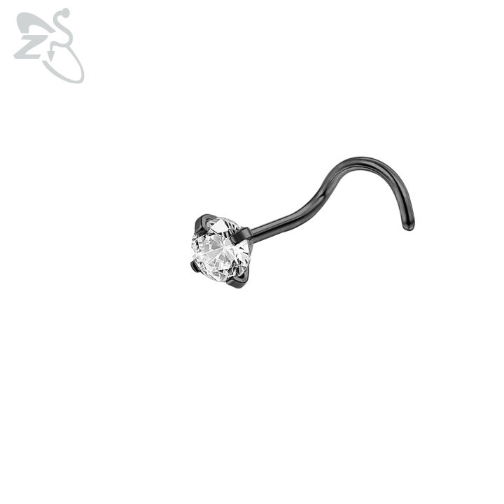 ZS%201%20Piece%201.5/2/2.5/3MM%20Round%20CZ%20Crystal%20Nose%20Stud%2020G%2018G%20Stainless%20Steel%20Nose%20Piercings%20Pin%20L%20Shape%20Nostril%20Piercing%20Jewelry%20-%20Image%206