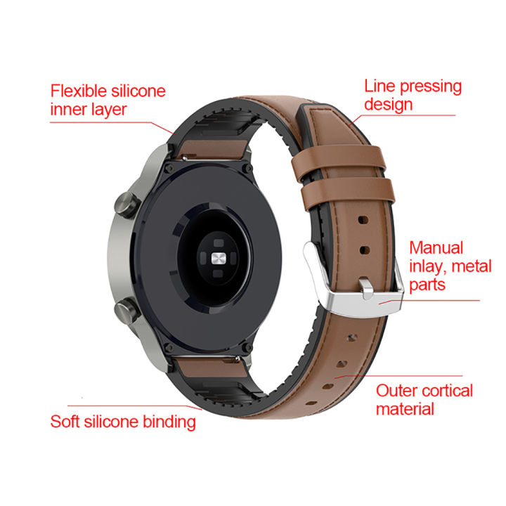 %E3%80%90Hengli%20jewelry%20story%E3%80%91(New)%20silicone%20leather%20watch%20business%20leather%20strap%2020mm%2022mm%20for%20Huawei%20Watch%20GT2%20Pro%20-%20Image%206