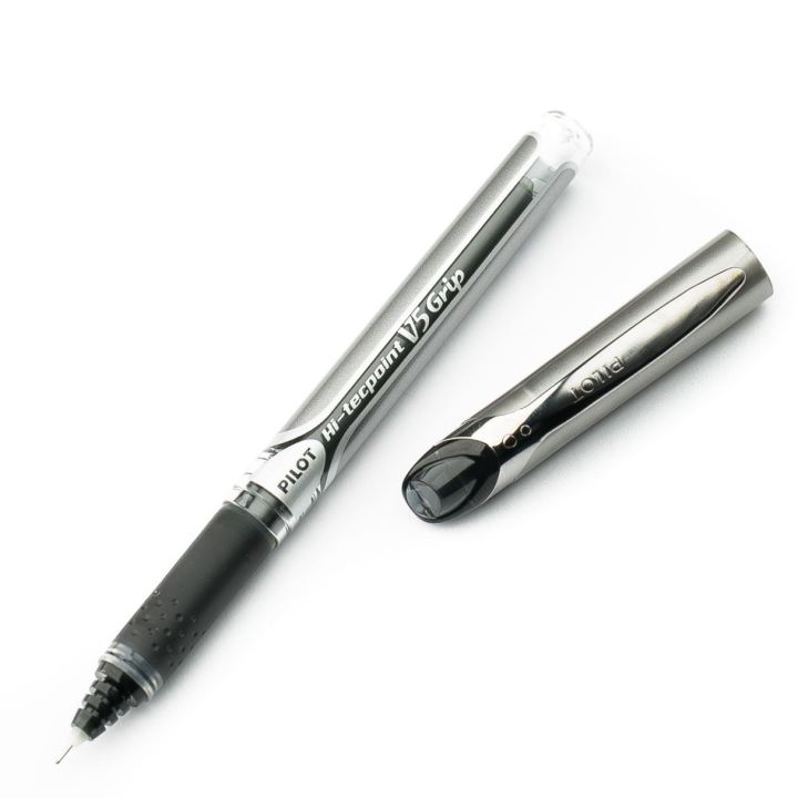 Hi-Tecpoint%20V5%20Grip%20-%20Liquid%20Ink%20Rollerball%20pen%20-%20black%20-%20Image%202