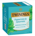 Twinings Peppermint & Spearmint Tea Bags 10 Pack. 