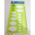 Ellipse Ruler E-606 Technical Ruler, Ellipse Template Ruler. 