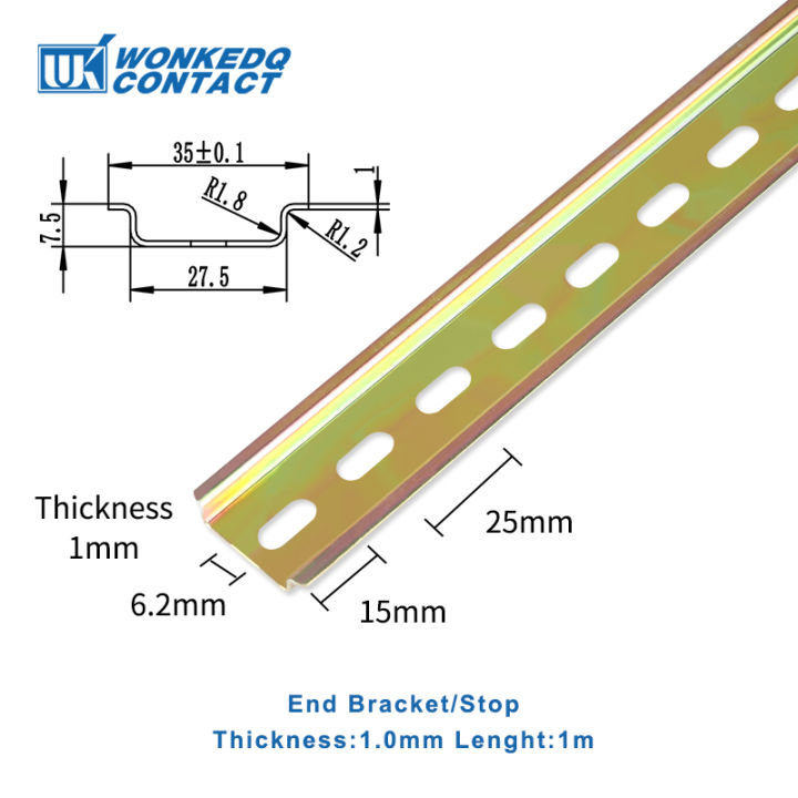 DIN%20Rail%20NS35/7.5%20Steel/Aluminum%20Thickness%201mm/1.5mm%20NS%2035-S/relaxAL%20Mounting%20Terminal%20Block%20Installation%20Electrical%20Cabinet%20C45%20-%20Image%202