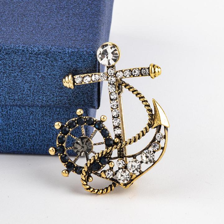 Naval%20Rudder%20Anchor%20Brooch%20Rhinestone%20Pin%20For%20Men%20&%20Women%20Fashion%20Accessories%20-%20Image%202