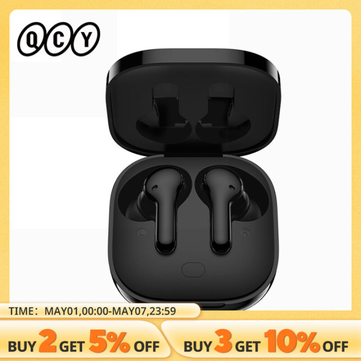 QCY T13 Wireless Earphones Bluetooth 5.1 TWS Earbuds 4 Mic ENC HD Call Headset Long Standby 40H Smart Touch Control Headphones
