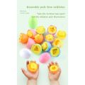 Children's Early Learning Educational DIY Matching Clever Egg Math Toys Mixed Shape Pair Bumping Toys Yellow. 