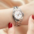 POEDAGAR Exquisite Minimalist Women Watch Luxury Fashion Stain Steel Ladies Waterproof Quartz Wristwatch Rose Gold Female Clock.