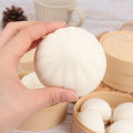 1Set Simulation Steamed Buns Squeeze Toys Slow Rising Stress Relief Squishy Toys Antistress Ball Dumpling Model.
