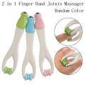 Massager Hand Massager Hand Handheld Steel Ball Run Blood Circulation Tool Stress Relief Plastic Care Relax Double Rubber Roller Massage. 