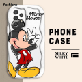 Fashions Disney Mickey Minnie Mouse Phone Case for Samsung Galaxy A10 A20 A30 A50 A50s A70 A02 A03 Core A04 A05 A06 A12 A13 A15 A16 Cover. 
