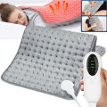 10 Level 75W Electric Heating Pad Timer for Shoulder Neck Back Spine Leg Pain Relief Winter Warmer Wrap Temp Heater Pad 30x60cm /(50W  30*40cm). 