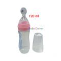 Baby Full Silicone spoon Feeder 120 ml (Multicolor). 