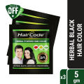 HairCode Egypt Herbal Hair Color (Black) (5g X 3). 