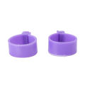100 PCS Chicken Foot Ring Duck Hen Goose Legs Rings Clip Poultry Foot Ring Farming Tools Purple 20mm/0.79in. 