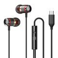 Type-C Wired Earphones Earbuds Headphones 3.5mm In Ear Earphone With Mic Stereo Headset For S6 Phone Computer. 