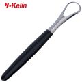 Y-Kelin Stainless Steel Tongue Scraper Oral Cleaner Brush Fresh Breath Cleaning Coated Toothbrush Hygiene Care Tools. 