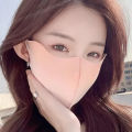 1PC Seamless UV Protection Face Mask Women Ice Silk Face Cover High Aesthetic Value Summer Thin Breathable Sun Protection Eye. 