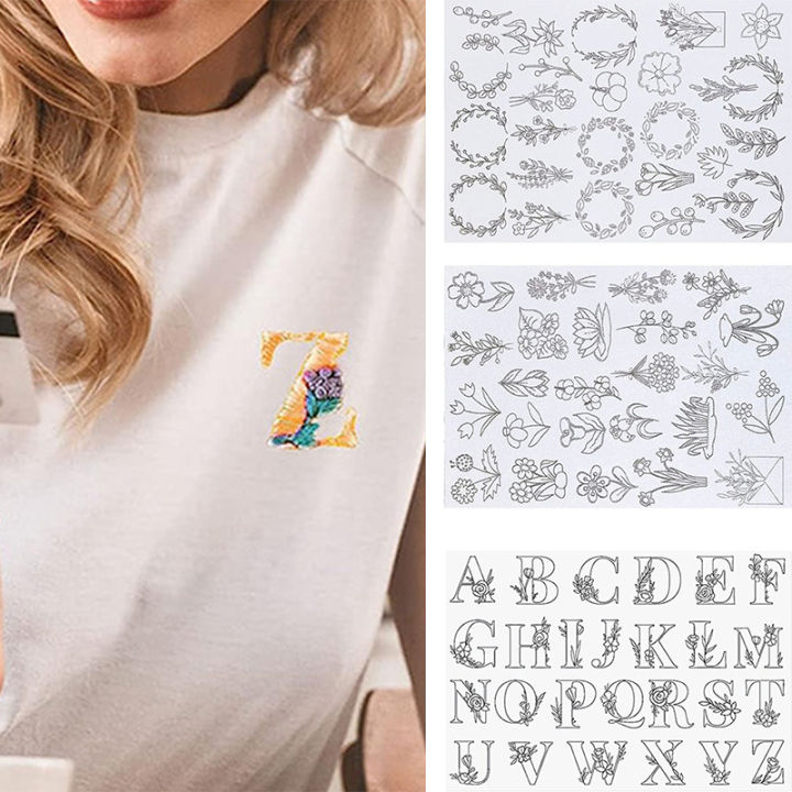 Water Soluble Embroidery Stabilizer Sticker DIY Hand-Stitching Embroidery Transfer Paper Clothes Marking Repair Patch Crafts