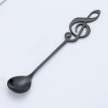 Teaspoon Coffee Creative Cream Stirring Dessert Note Stainless Steel.