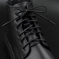1 Pair Round Waxed Shoelaces For Shoes & Boots. 