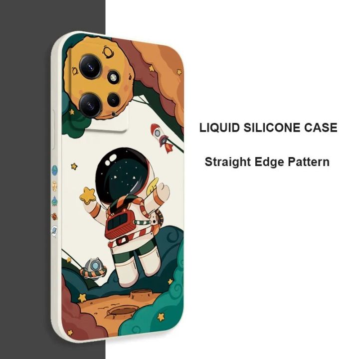 Cute%20Cartoon%20Space%20Astronaut%20Phone%20Case%20For%20Xiaomi%20Redmi%20Note%2013%2012%20Pro%20Plus%205G%2012S%2011S%2011%2010S%2010%20Redmi%2012%2013C%20Matte%20Soft%20Cover%20-%20Image%202