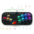 Mini HitBox Controller SOCD Arcade Stick Keyboard RGB Cherry Switch For PC Android PS4 Misterfpga.