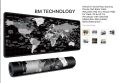 GAMING MOUSE PAD WORLD MAP MULTI COLOR LARGE SIZE 16 INCH /35 INCH. 