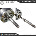 775 12V DC Fan Motor with Long Shaft and Double Threaded Coupler, High Speed, Heavy Duty, Full Metal Body, Original Copper Core Motor.. 