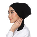 Black soft Hijabs inner cap for women best cotton.