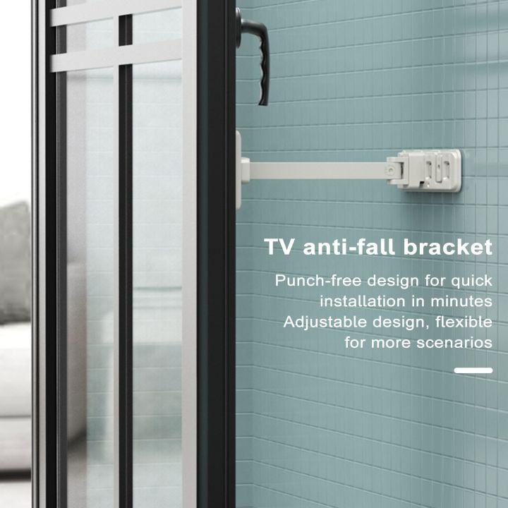 Flexible%20Bracket%20for%20Tv%20Secure%20Home%20with%20Easy-to-install%20Anti-fall%20Bracket%20for%20Doors%20Windows%20Perfect%20for%20Baby%20Proofing%20on%20Amazon.%20Tv%20Anti-fall%20Bracket%20-%20Image%205