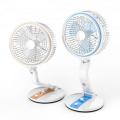 USB Rechargeable Styliest Folding Fan with LED Light (any color) - LR-2018. 