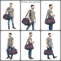 Bili Online Fabian Waterproof Premium Travel Bag for 3-4 Days Family Tour ( Plum Magenta ).