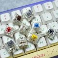 Gateron G Pro 2.0 / 3.0 Switch 3pin RGB Linear Tactile Red White Yellow Silver Switch For Mechanical Keyboard Pre Lubed Switches. 