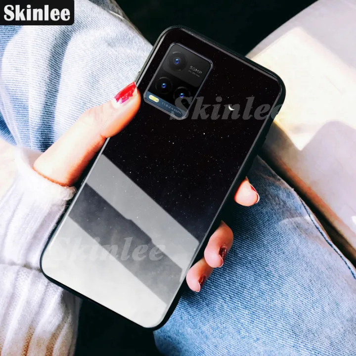 Phone%20Case%20Vivo%20Y33S%20Back%20Tempered%20Glass%20Cover%20Instagram%20Starry%20Sky%20Design%20Back%20Cover%20for%20Vivo%20Y33S%20Cover%20Shell%20Mirror%20Glass%20-%20Image%205