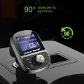 HY29 Bluetooth FM Tran_s_mitter Car MP3 Player 3.1A USB Charger Support EQ Setting Voltmeter TF Card U Disk AUX Out. 