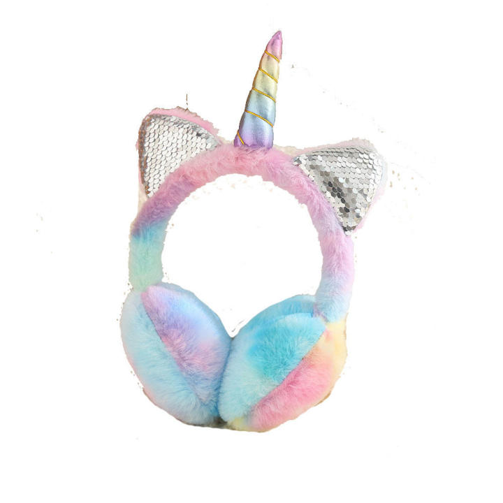 Unicorn%20earmuffs%20Unicorn%20Plush%20Headband%20Fluffy%20earmuffs%20Average%20size%20Children's%20earmuffs%20for%20Winter%20Outdoor%20activities%20Cold%20-%20Image%208