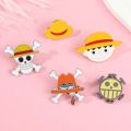Anime One Piece Lapel Pins Cosplay Anime Figure Monkey D. Luffy Badge Brooch for Boys Backpack Clothing Pins Accessories. 