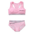 Girls Training Bras Panties Kids Cotton Underwear Sets Teens Students Bra Vest and Panties Wireless Girls Sports Bra 8-16Y топик.