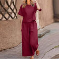 Women two-piece set loose and fashionable large size women's clothing. 