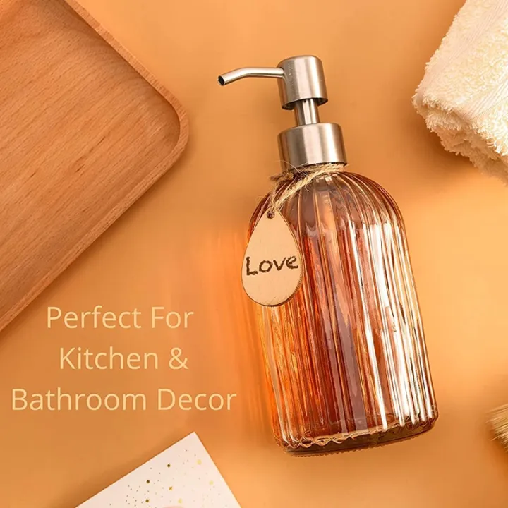 Glass%20Soap%20Dispenser%20with%20Rust%20Proof%20Stainless%20Steel%20Pump%20400ml%20Refillable%20Hand%20Liquid%20Soap%20Dispenser%20for%20Bathroom%20Kitchen%20-%20Image%205