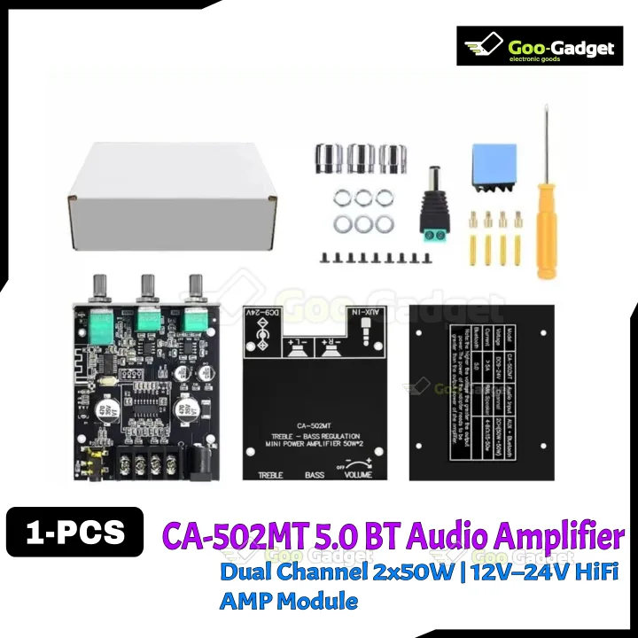 CA-502MT%205.0%20Bluetooth%20Digital%20Audio%20Amplifier%20Board%20%7C%20Dual%20Channel%202x50W%20%7C%2012V%E2%80%9324V%20HiFi%20AMP%20Module%20-%20Image%202