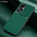 Phone case OPPO A78 4G cover Light Luxury Business Classic Soft Silicone TPU Leather Texture Lens All-inclusive adsorb Cover for OPPO A78 4G Casing HP. 