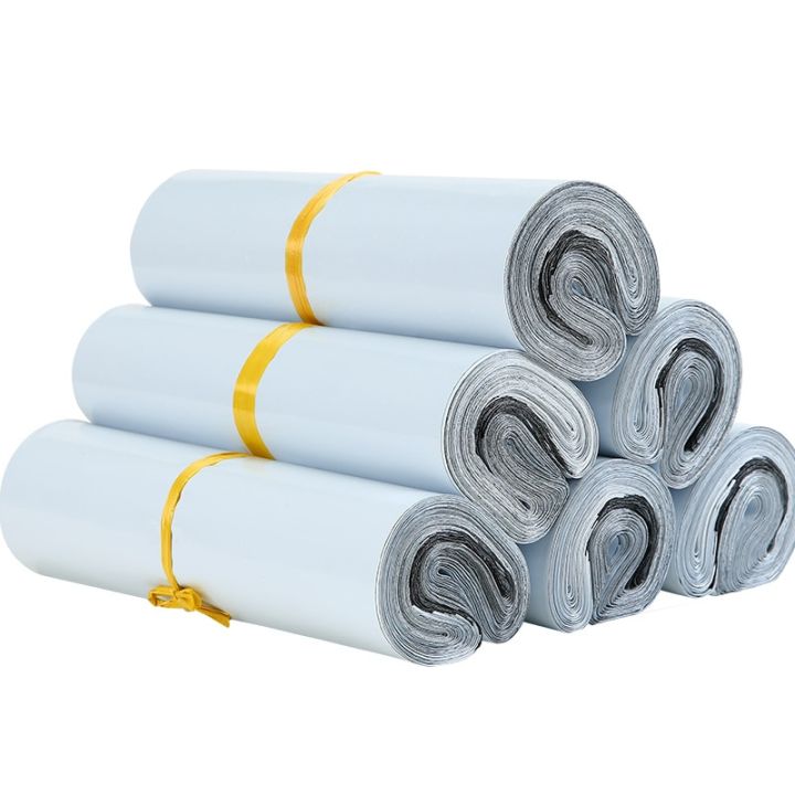 30-100pcs Opaque PE Plastic Express Envelope Storage Bags White Color  Mailing Bags Self Adhesive Seal Courier Bag shipping bags
