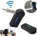 Car Wireless Bluetooth Receiver 3.5mm Audio Stereo Music Adapter 2.4GHz. 