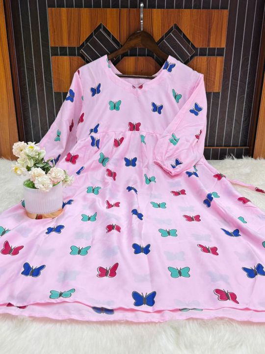 Sodai%20Mart%20New%20Collection%20Skin%20Print%20Soft%20Batter%20Silk%20One%20Piece%20Gwon%20for%20Women%20Premium%20Quality%20-%20Image%202