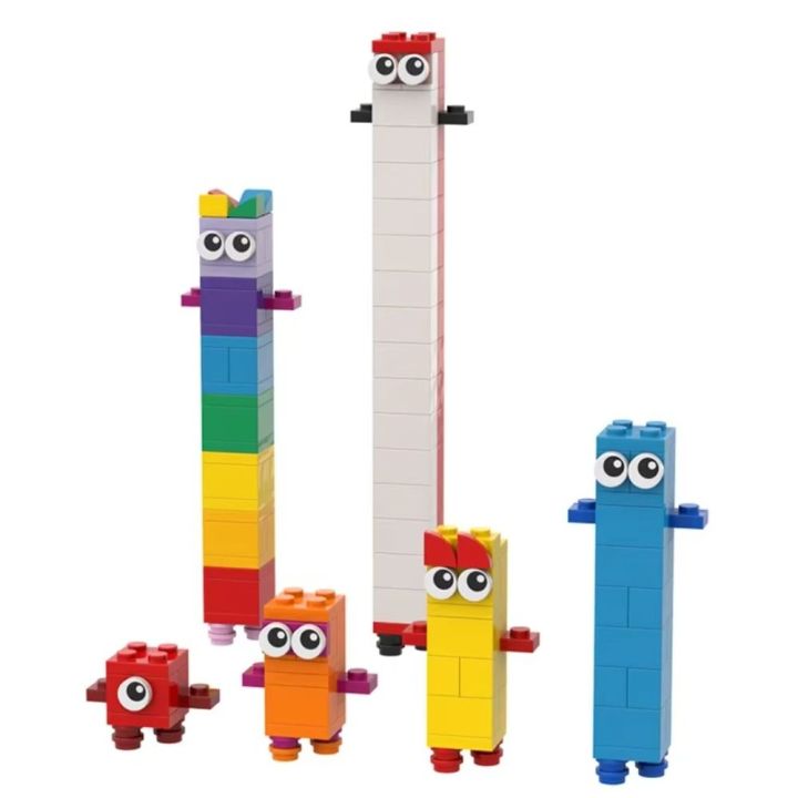 Creative Digital Transforms Number Building Blocks Set Handmade -10 ...