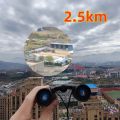 HD Portable Powerful Binoculars Long Range Telescope Jumelles Mini Folding FMC Optics for Hunting Sports Outdoor Camping Travel.